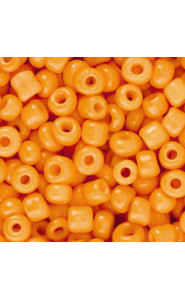 Seed beads 6/0 (4mm) Citrus orange